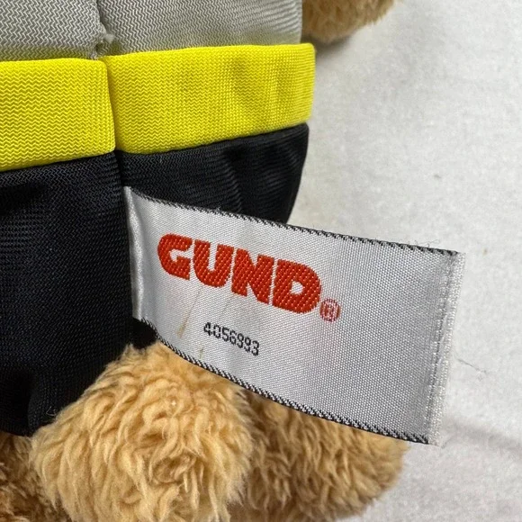 Gund DC Comics Batman Malone Teddy Bear Plush 4056393 Brown Black Grey 12" - Picture 7 of 9